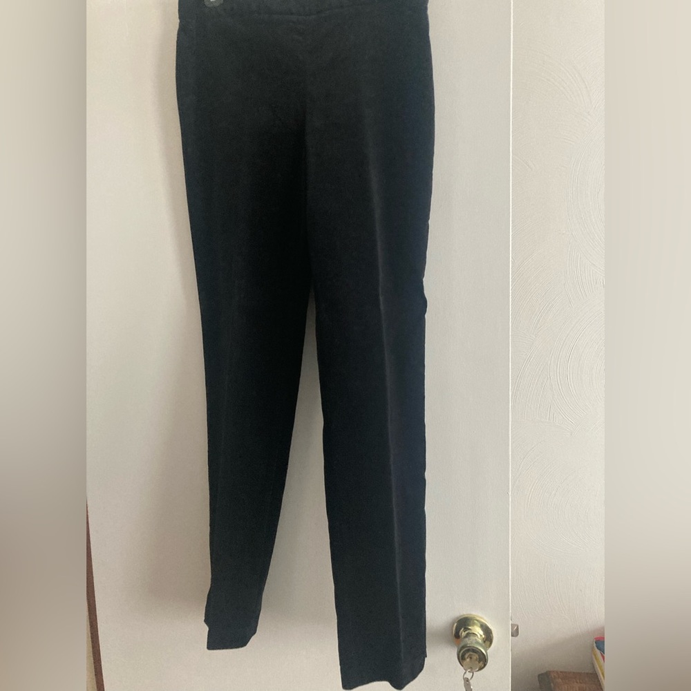 TALBOTS Velvet Ankle Pants with side opening